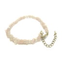 【さざれブレスレット】 ローズクォーツ 天然石 パワーストーン / インペリアルオーラ おしゃれ かわいい オシャレ 可愛い プレゼント ギフト 贈り物