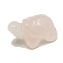 【ミニ彫り物】 かめ 亀 カメ ローズクォーツ SSサイズ 15×10mm 1個売り 天然石 パワーストーン / インペリアルオーラ おしゃれ かわいい オシャ...