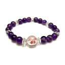 お花見ブレスレット 桜 さくら アメジスト 桜咲く 合格祈願 天然石 風水 パワーストーン / インペリアルオーラ おしゃれ かわいい オシャレ 可愛い プレゼント ギフト 贈り物