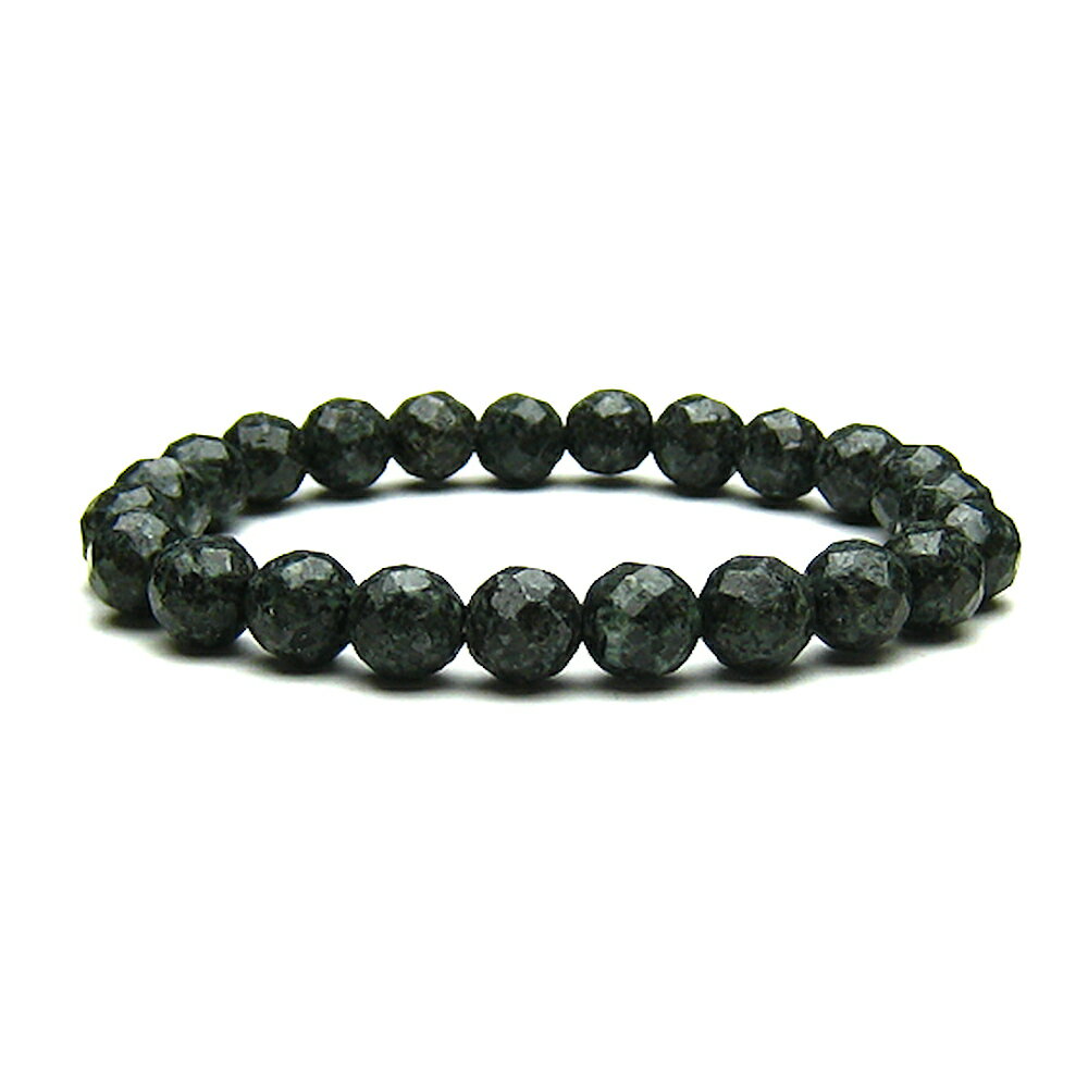 ストーンヘンジの石 ブレスレット 1点物 プレセリブルーストーンカットブレスレット 8mm Mサイズ(シリアルNo入り証明書付き)イギリス産 送料無料 天然石 ...