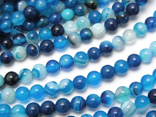 パワーストーン ブルーサードオニキス 4mm 一連 / インペリアルオーラ おしゃれ かわいい オシャレ 可愛い プレゼント ギフト 贈り物