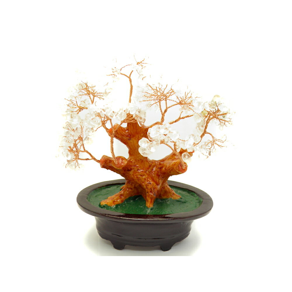 天然石ツリー 鉢タイプ 水晶 パワーストーン プチギフト 転勤 退職 お礼 母の日 ギフト / インペリアルオーラ おしゃれ かわいい オシャレ 可愛い プレゼ...