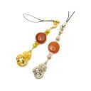 携帯ストラップ 陰陽ストラップ 3つのパワーがそろった最強ストラップ プチギフト 転勤 退職 お礼 母の日 ギフト / 天然石、パワーストーンの専門店インペリア...