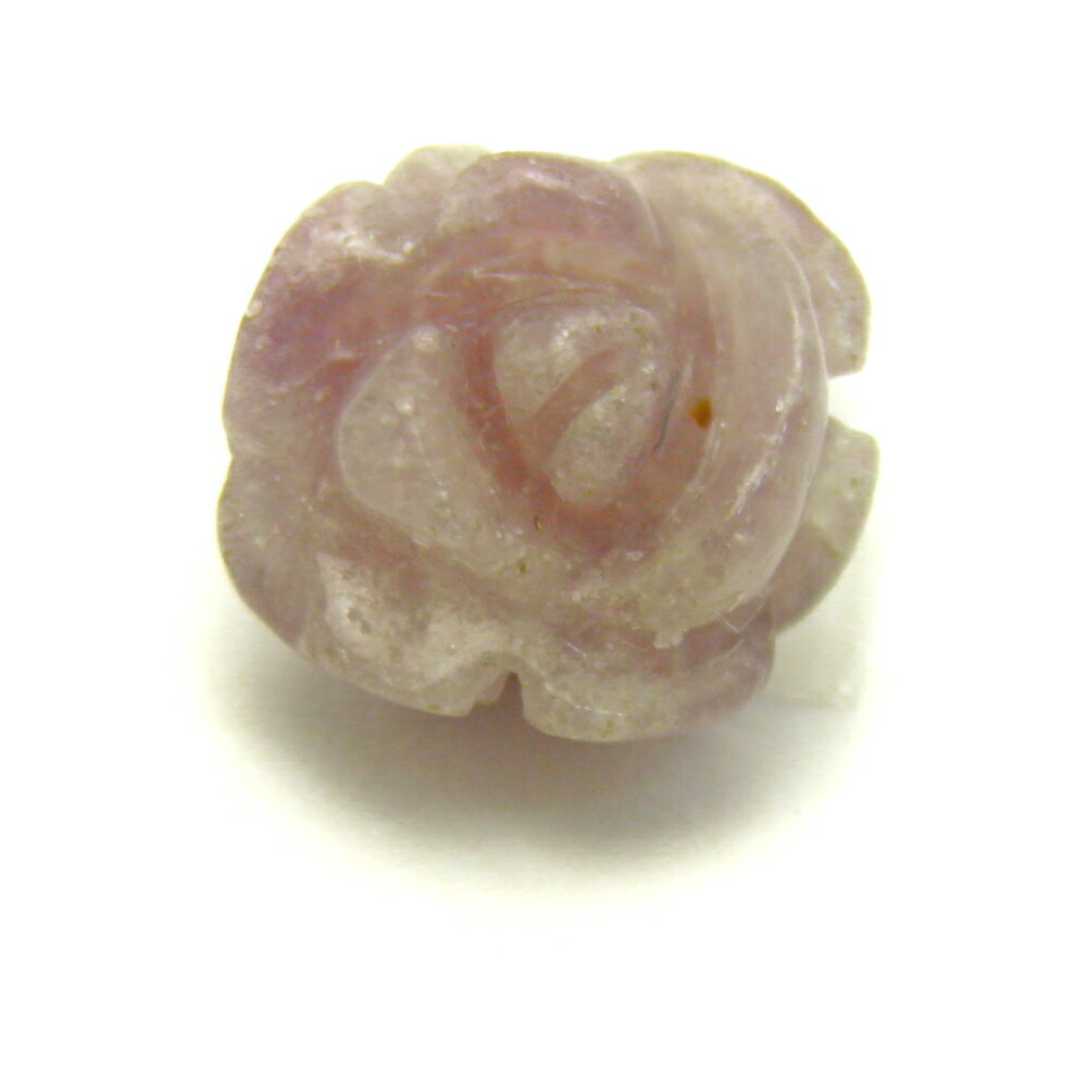 天然石 レピドライトAA+ 8mm 薔薇 1粒売り 立体バラ彫刻使用 レディース パワーストーン プチギフト 転勤 退職 お礼 母の日 敬老の日 クリスマス ギ...