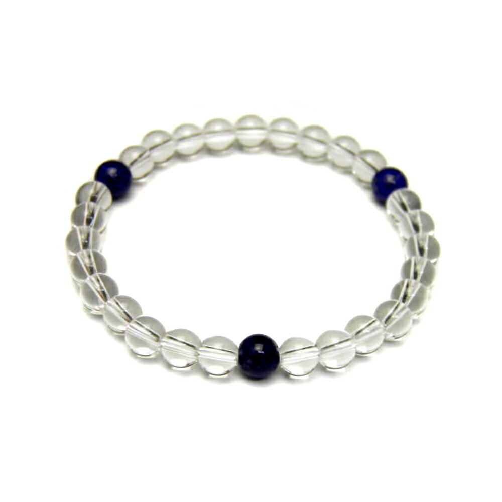 【6mmシンプル3´sブレスレット】 パワーストーン ラピスラズリ 数珠 ブレスレット 天然石 パワーストーン / インペリアルオーラ おしゃれ かわいい オシ...