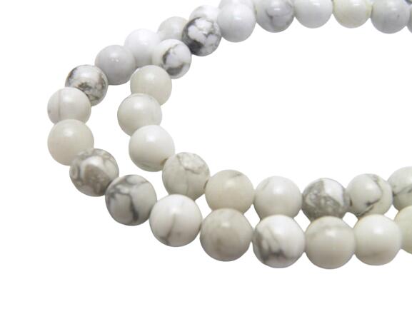 ホワイトハウライト 10mm 一連 風水 パワーストーン / インペリアルオーラ...