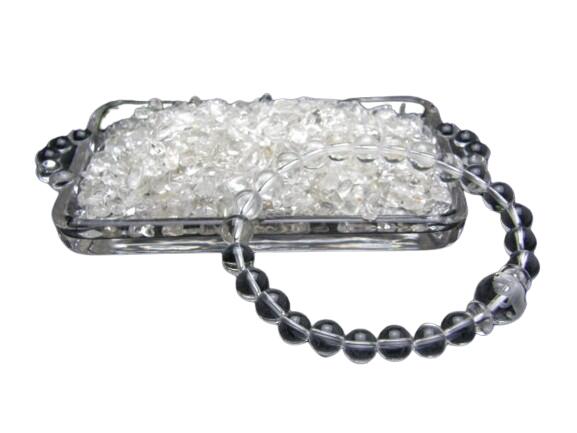 ミニ福袋 干支 水晶虎彫り・水晶ブレスレット&水晶さざれ2点セット 天然石 パワーストーン プチギフト 転勤 退職 お礼 母の日 敬老の日 クリスマス ギフト ...