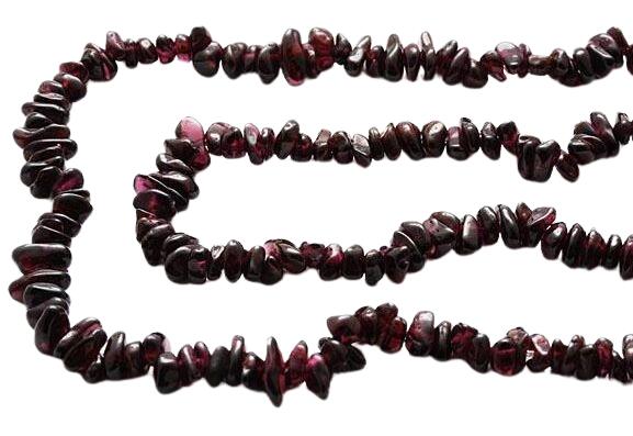 ガーネット(3A) さざれパーツ(大粒) 80-90cm 一連 天然石 パワーストーン / インペリアルオーラ おしゃれ かわいい オシャレ 可愛い プレゼント...