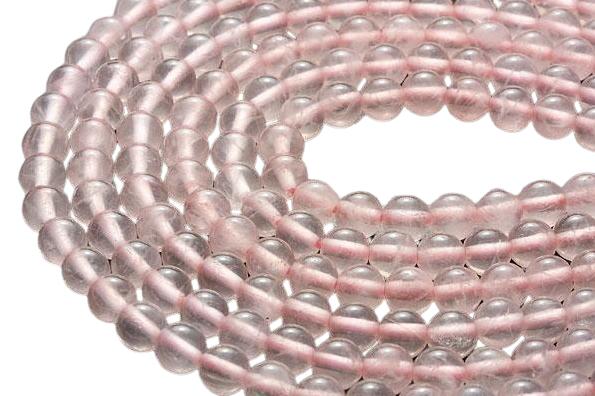 ローズクォーツ aa級 6mm玉 一連 手作りにオススメ! 天然石 パワーストーン / インペリアルオーラ おしゃれ かわいい オシャレ 可愛い プレゼント ギ...
