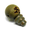 親玉・ボサ玉セット 12mm 檀香樹 釈迦如来 バク 梵字 数珠 (念珠)彫刻ビーズ・彫りビーズ / 天然石、パワーストーンの専門店インペリアルオーラ おしゃれ...