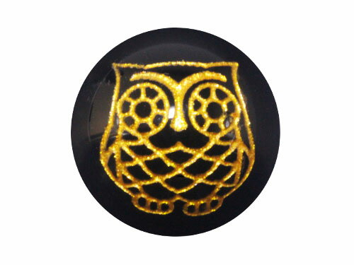 ウエダジュエラー フクロウモチーフ ジェイダイト(翡翠)3.24ct サファイア 計0.62ct ダイヤモンド 0.02ct 18金 ブローチ