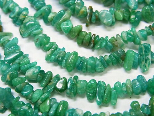 アマゾナイト さざれパーツ(小粒) ロシア産 80-90cm 一連 天然石 パワーストーン / インペリアルオーラ おしゃれ かわいい オシャレ 可愛い プレゼ...