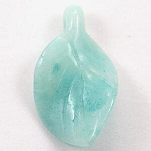 【モチーフビーズ】ひねりリーフ アマゾナイト 天然石 パワーストーン / インペリアルオーラ おしゃれ かわいい オシャレ 可愛い プレゼント ギフト 贈り物