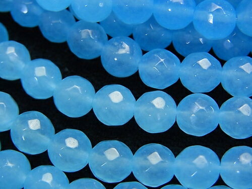 ブルージェード 64面カット 8mm 一連 風水 パワーストーン / インペリアルオーラ おしゃれ かわいい オシャレ 可愛い プレゼント ギフト 贈り物