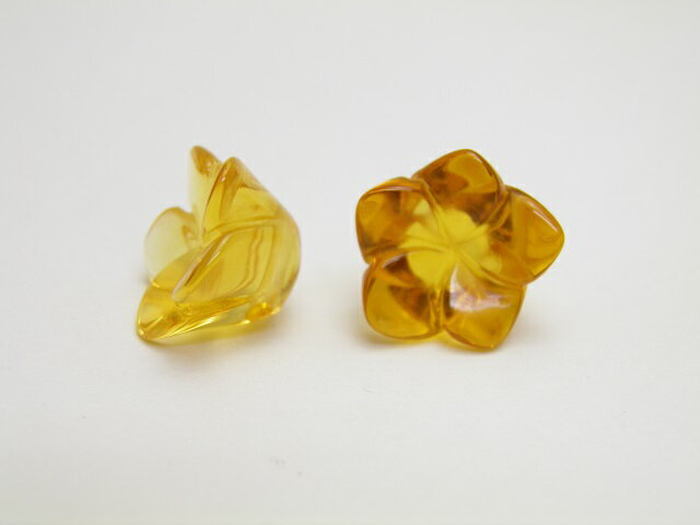 【モチーフビーズ】桔梗 14mm シトリン 1粒売り 風水 パワーストーン / インペリアルオーラ おしゃれ かわいい オシャレ 可愛い プレゼント ギフト 贈り物
