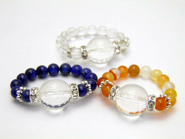 選べる3種類 彫刻リング・指輪 水晶 合格祈願 天然石 パワーストーン プチギフト 転勤 退職 お礼 母の日 敬老の日 クリスマス ギフト / インペリアルオー...