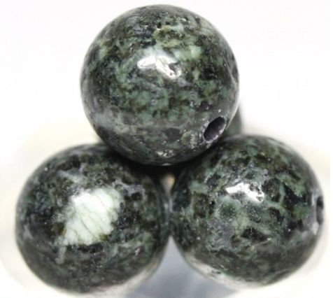 天然石 ストーンヘンジの石 ＜プレセリブルーストーン＞ 丸玉 約12mm 穴あり 1粒売り パワーストーン / インペリアルオーラ おしゃれ かわいい オシャレ 可愛い プレゼント ギフト 贈り物