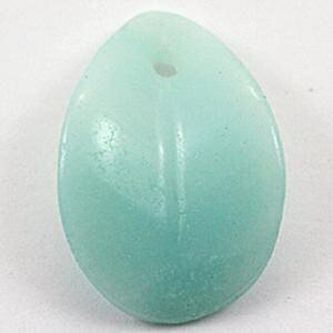 【モチーフビーズ】つるりリーフ アマゾナイト 天然石 パワーストーン / インペリアルオーラ おしゃれ かわいい オシャレ 可愛い プレゼント ギフト 贈り物