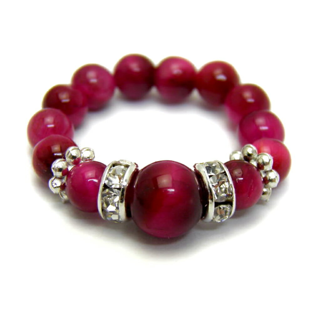 ピンクタイガーアイ 6mm シルバー リング(指輪)レディース リング(指輪) パワーストーン / インペリアルオーラ おしゃれ かわいい オシャレ 可愛い プ...