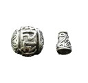 念珠用・合金・六字真言 親玉(三つ穴)ボサ付き 14mm / 天然石、パワーストーンの専門店インペリアルオーラ おしゃれ かわいい オシャレ 可愛い プレゼント...