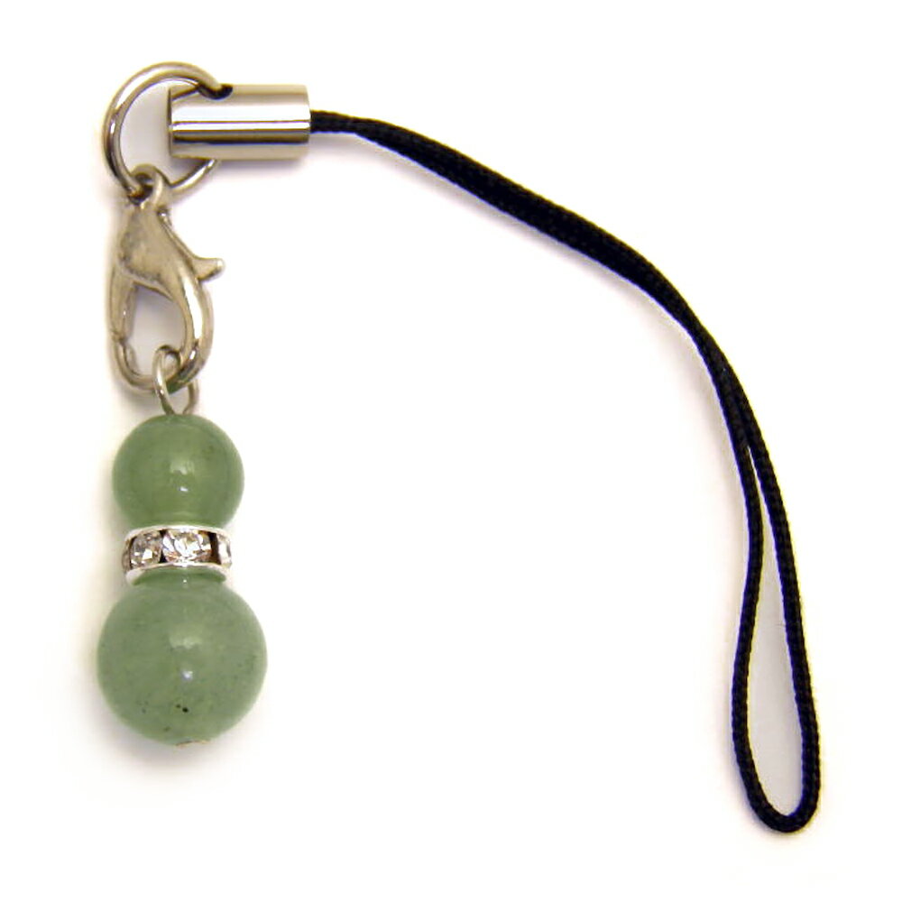 ひょうたんストラップ S アベンチュリン パワーストーンストラップ ひょうたん携帯ストラップ ひょうたんスマホピアス 瓢箪 ひょうたんイヤホンジャック パワース...