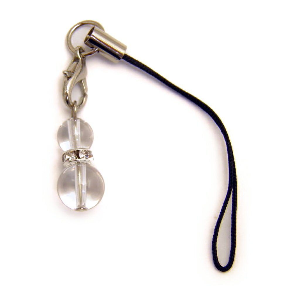 ひょうたんストラップ S 水晶 パワーストーンストラップ ひょうたん携帯ストラップ ひょうたんスマホピアス 瓢箪 ひょうたんイヤホンジャック パワーストーン /...