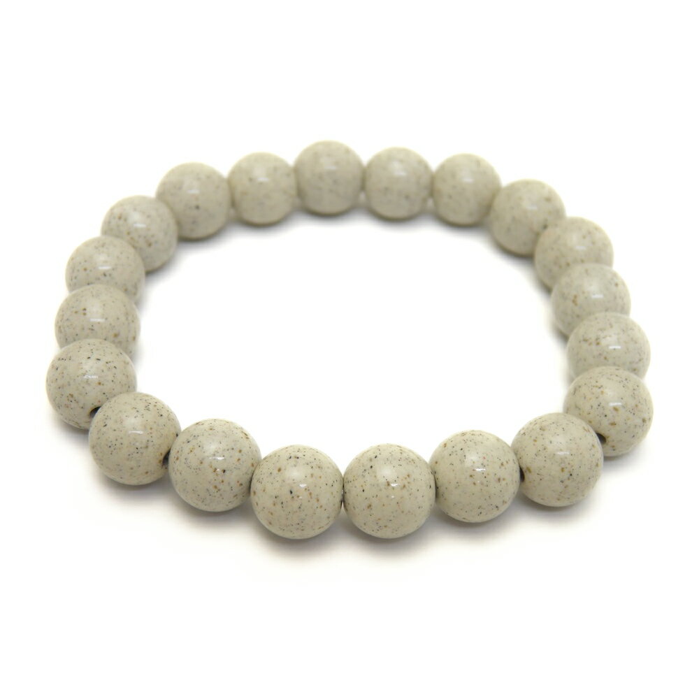 台湾からの宝もの 北投石 10mm ブレスレット【癒し・マイナスイオン】 天然石 パワーストーン / インペリアルオーラ おしゃれ かわいい オシャレ 可愛い ...