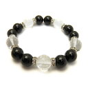 水晶 素彫り 般若心經 ブレスレット オニキス 天然石 パワーストーン / インペリアルオーラ おしゃれ かわいい オシャレ 可愛い プレゼント ギフト 贈り物