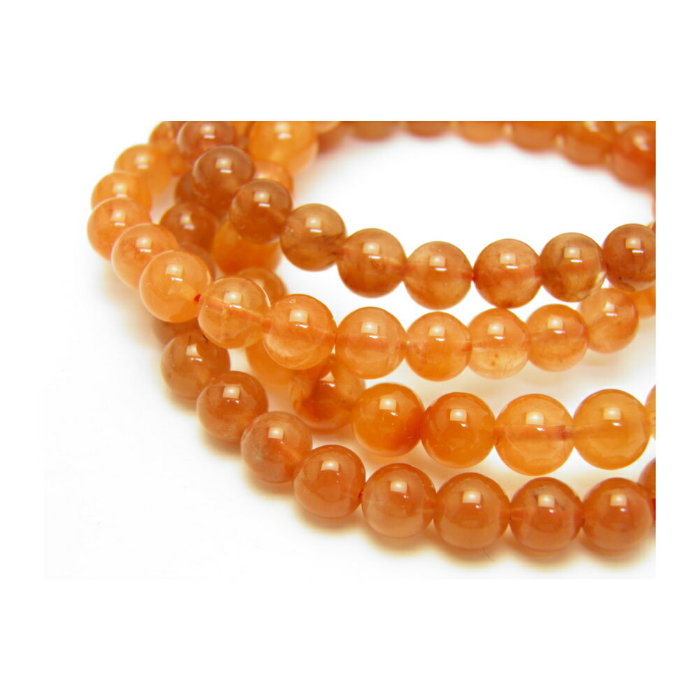 レッドルチルクォーツ 約6mm 一連ブレスレット 16cm 天然石 パワーストーン / インペリアルオーラ おしゃれ かわいい オシャレ 可愛い プレゼント ギフト 贈り物