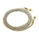 天然石 ラブラドライト 32面カット 3mm メガネチェーン 眼鏡/めがね用品 眼鏡チェーン グラスコード / インペリアルオーラ おしゃれ かわいい オシャレ...