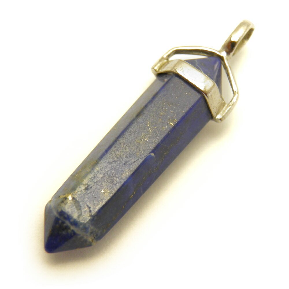 シルバーダブルポイント ペンダントトップ (大) ラピスラズリ 1個売り 天然石 パワーストーン / インペリアルオーラ おしゃれ かわいい オシャレ 可愛い ...