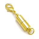 ネックレスの留め具 磁石クラスプ カニカン付き ゴールド 6mm 1個売り パーツ ネックレスクラスプ / 天然石、パワーストーンの専門店インペリアルオーラ お...