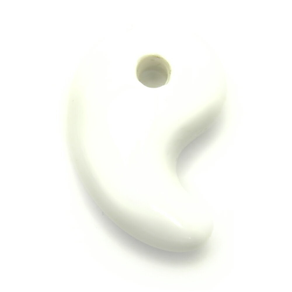 天然石 ホワイトジェード 勾玉 M パワーストーン / インペリアルオーラ おしゃれ かわいい オシャレ 可愛い プレゼント ギフト 贈り物