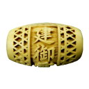 健御雷大神(たけみかづちのおおかみ)柘植大樽型 横穴 約16×25mm 彫刻ビーズ 【穴あり一粒売りビーズ】日本の神様シリーズ / 天然石、パワーストーンの専門店インペリアルオーラ おしゃれ かわいい オシャレ 可愛い プレゼント ギフト 贈り物