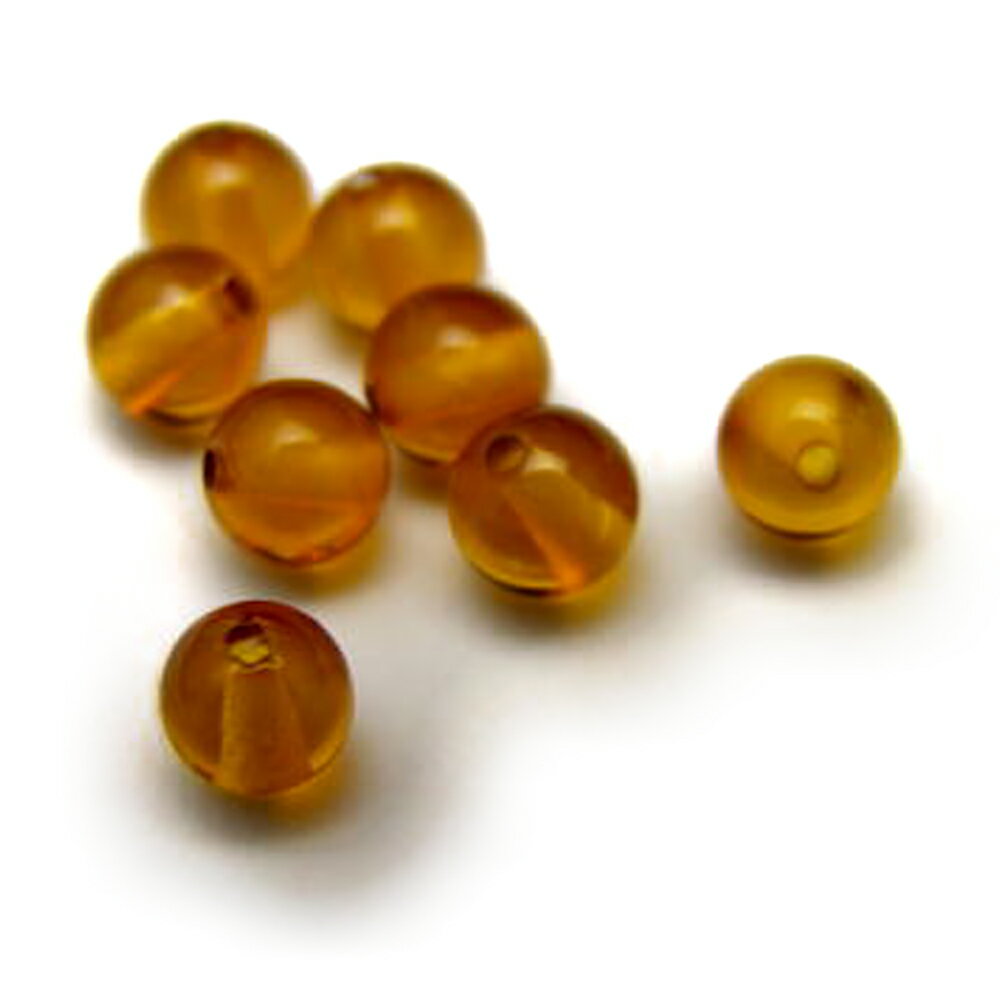天然琥珀 アンバー・琥珀(Amber)/繁栄/安泰/帝王/全体運/お守り 4mm玉 1粒売り 天然石 パワーストーン / インペリアルオーラ おしゃれ かわいい...