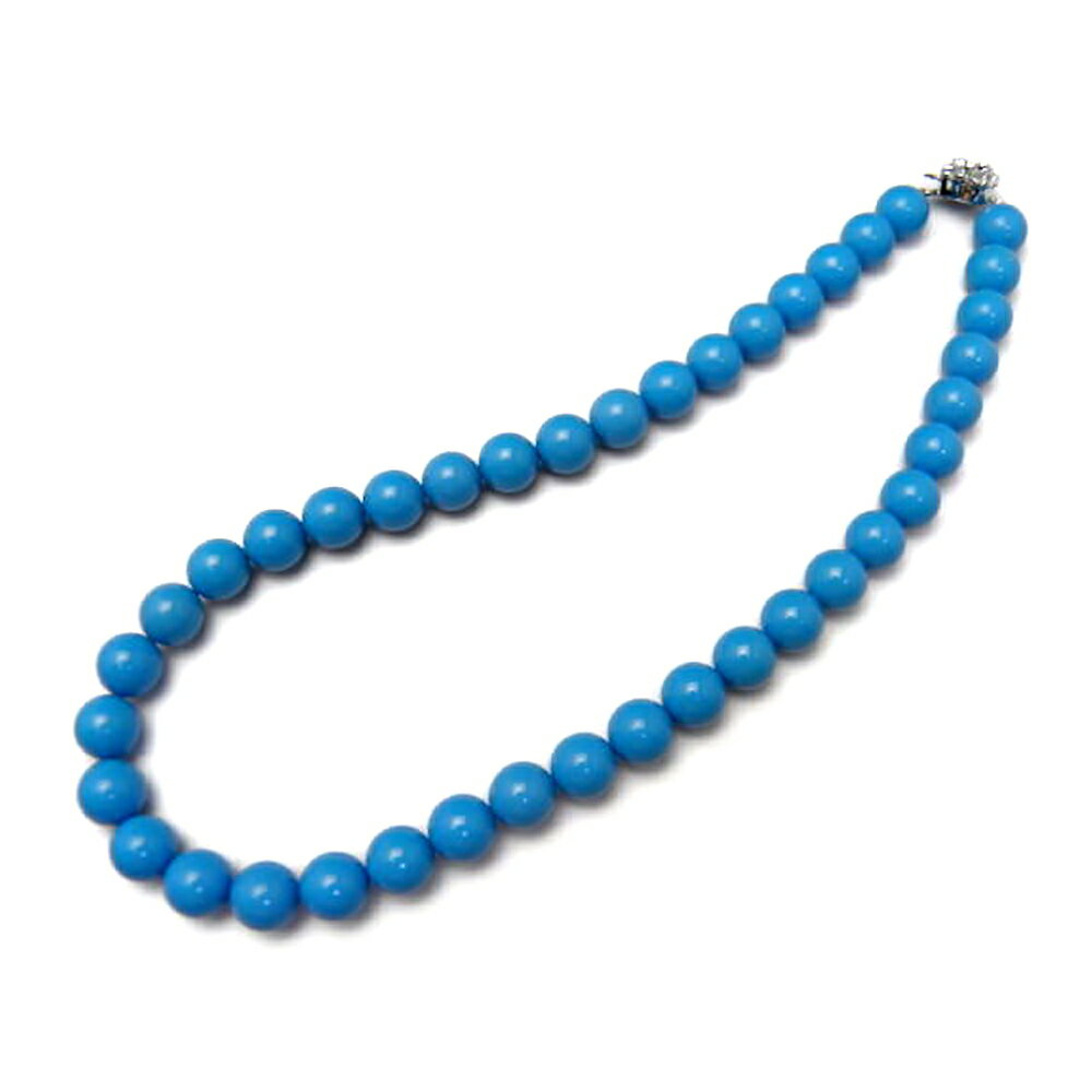 ネックレス ターコイズ 10mm 差込タイプクラスプ パワーストーン / インペリアルオーラ おしゃれ かわいい オシャレ 可愛い プレゼント ギフト 贈り物