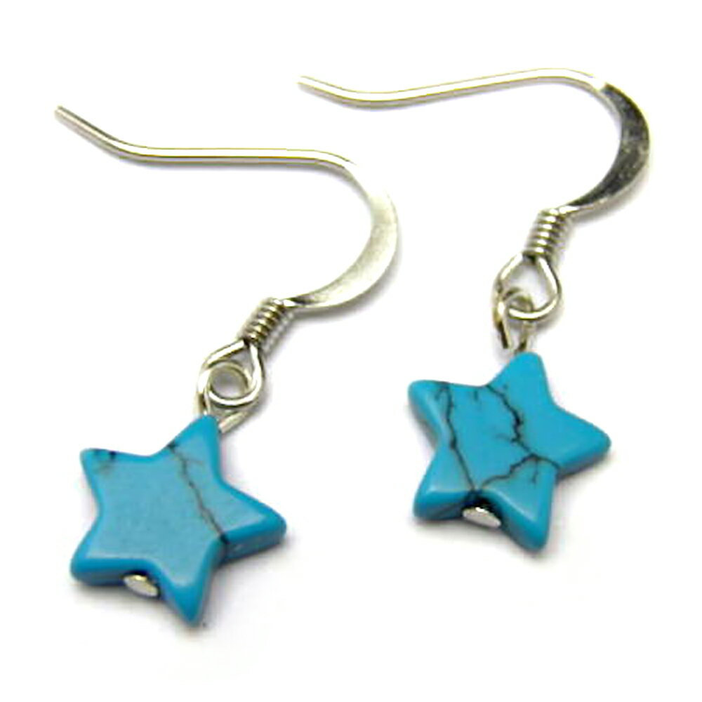 星型 ターコイズ使用のピアス レディース 天然石のピアス ギフトにも最適 厄除け/お守り / インペリアルオーラ おしゃれ かわいい オシャレ 可愛い プレゼン...