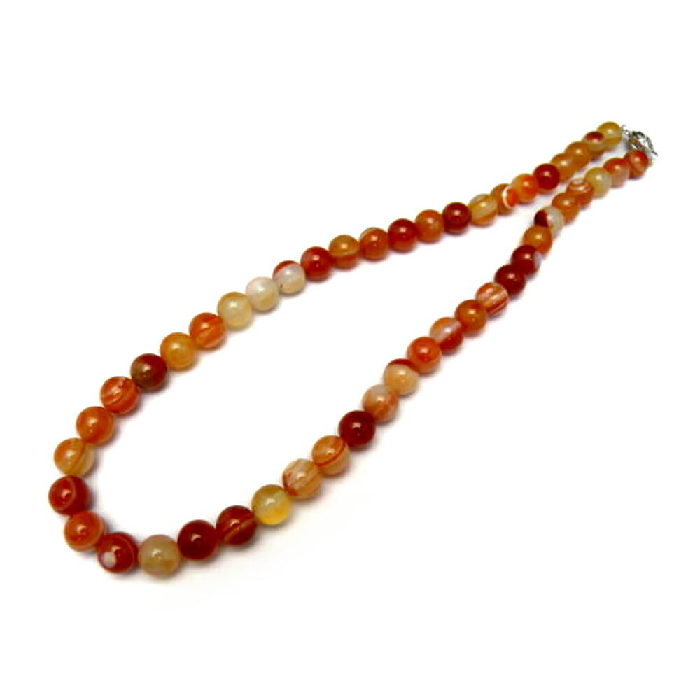 ネックレス 赤天眼 8mm 差込タイプクラスプ パワーストーン / インペリアルオーラ おしゃれ かわいい オシャレ 可愛い プレゼント ギフト 贈り物