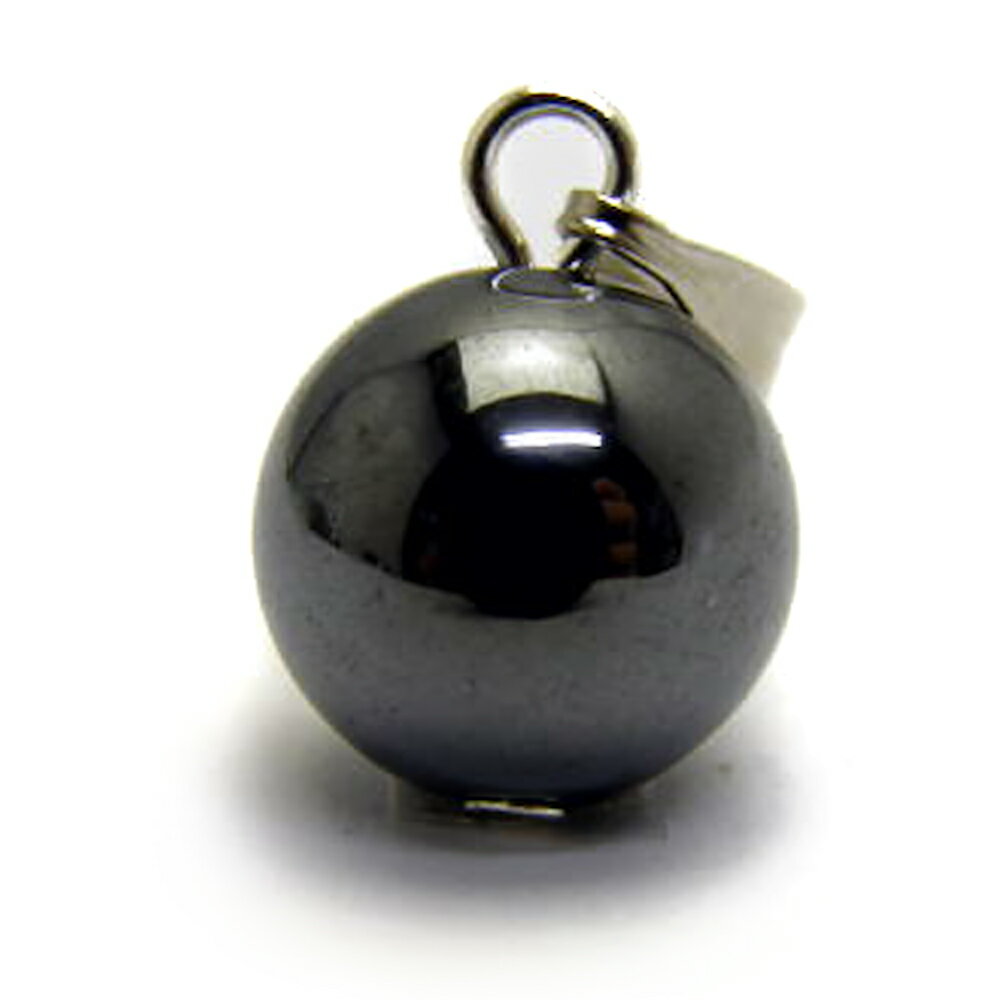 丸玉ペンダントトップ ヘマタイト 10mm 天然石 風水 パワーストーン / インペリアルオーラ おしゃれ かわいい オシャレ 可愛い プレゼント ギフト 贈り...