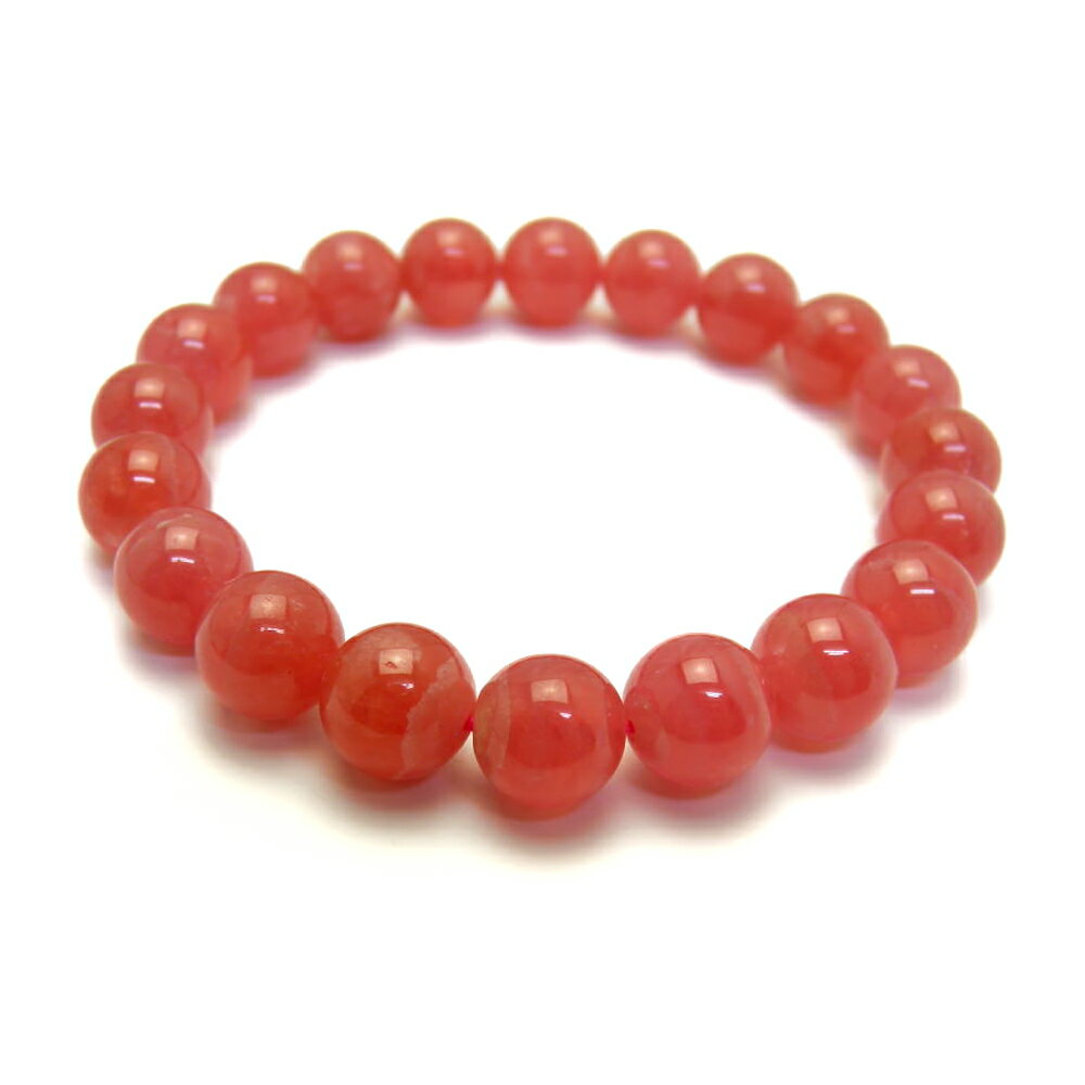 【Premium_Endlessブレスレット】 インカローズ (ロードクロサイト) 天然石ブレスレット AAAA 愛と情熱を呼び覚ます石 送料無料 天然石 パワ...