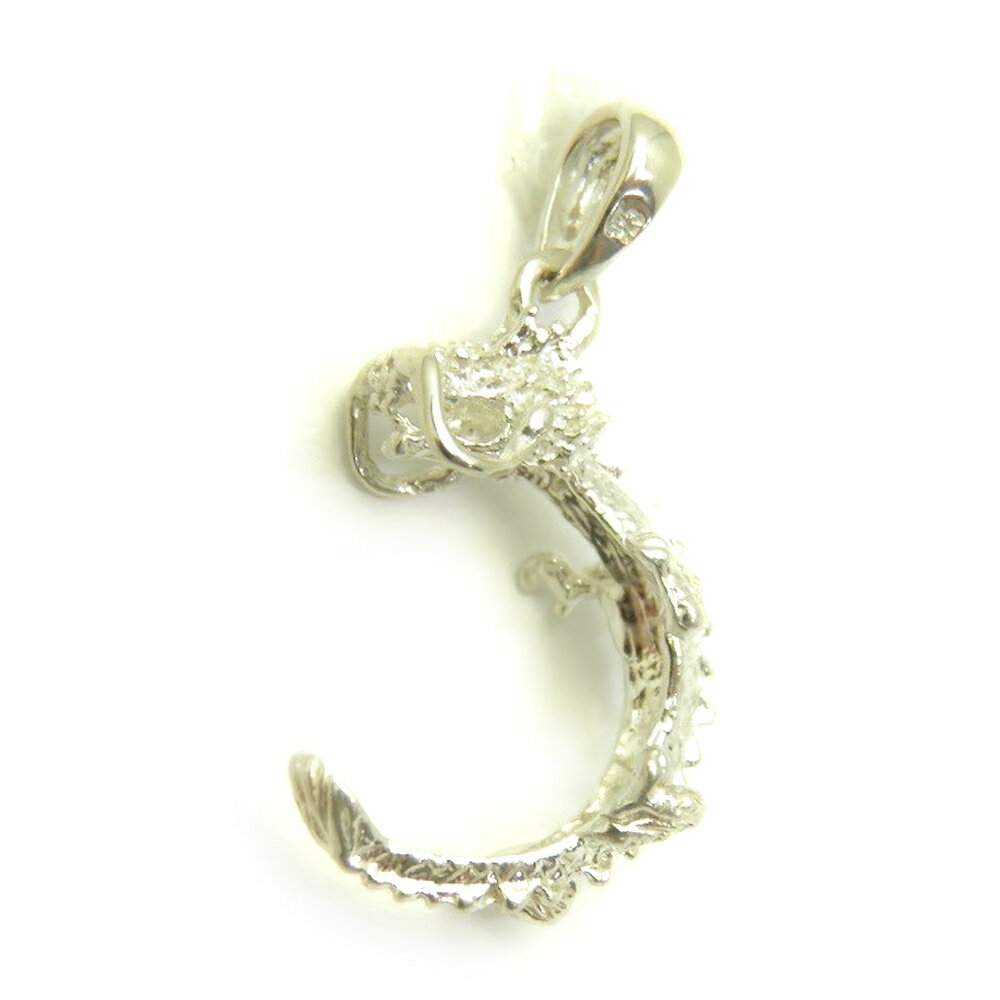 ペンダントトップ 龍 sv925 12mm丸玉用枠 1個売り プチギフト 転勤 退職 お礼 母の日 ギフト / 天然石、パワーストーンの専門店インペリアルオーラ...