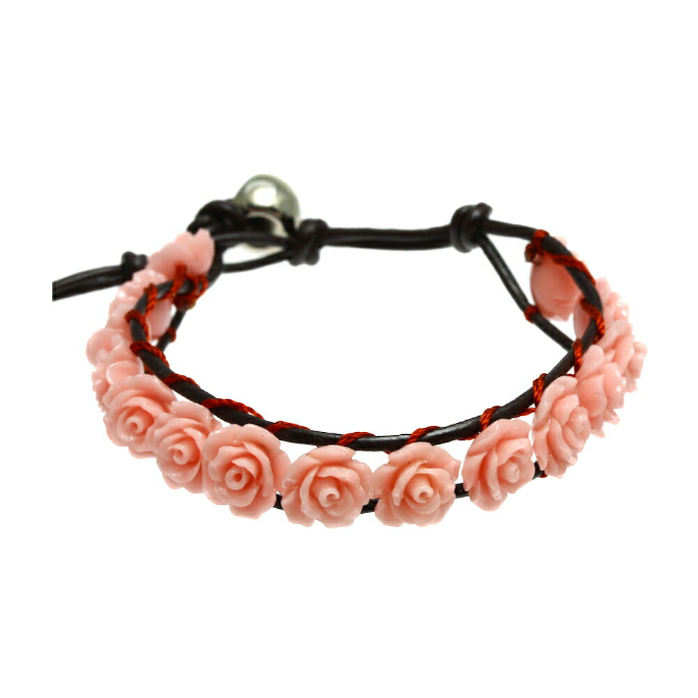 【ブレスレット】センティピードブレスレット 薔薇 ピンク珊瑚 コーラルブレス パワーストーン プチギフト 転勤 退職 お礼 お祝い 誕生日 母の日 敬老の日 ク...