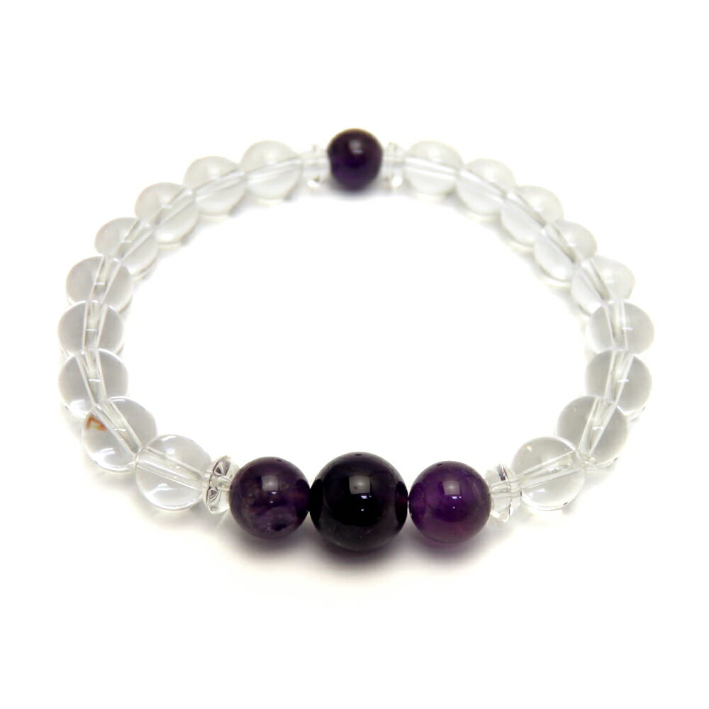 誕生石ブレスレット 2月 アメジスト 天然石 パワーストーン / インペリアルオーラ おしゃれ かわいい オシャレ 可愛い プレゼント ギフト 贈り物