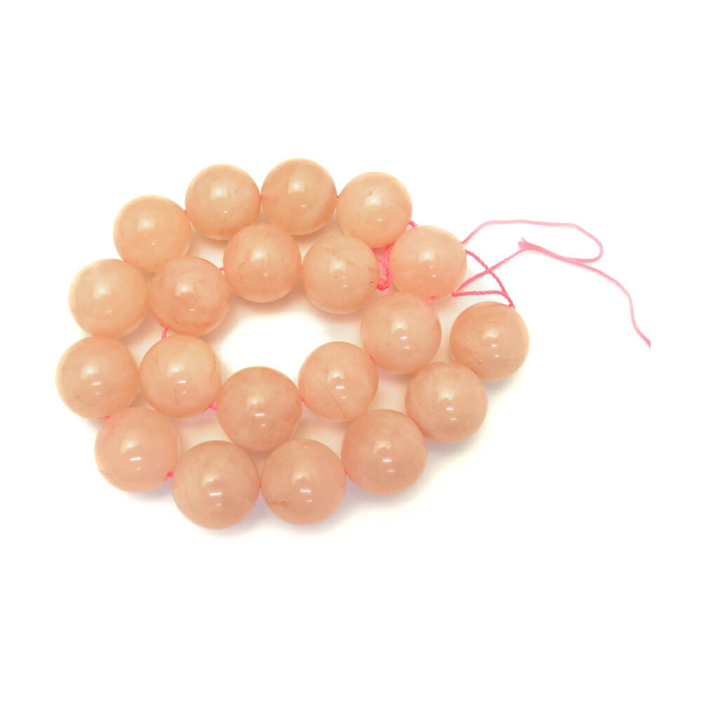 【丸ビーズ】ローズクォーツ(A) 20mm 一連 天然石 パワーストーン / インペリアルオーラ おしゃれ かわいい オシャレ 可愛い プレゼント ギフト 贈り...
