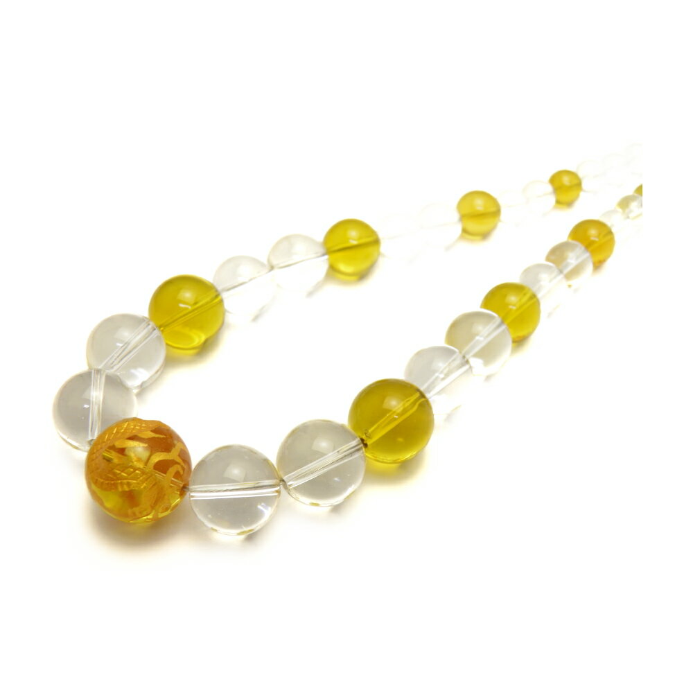 Imperialartsシリーズ 金彫り五爪龍16mm シトリン大玉デザインネックレス 天然石 パワーストーン プチギフト 転勤 退職 お礼 母の日 敬老の日 ...