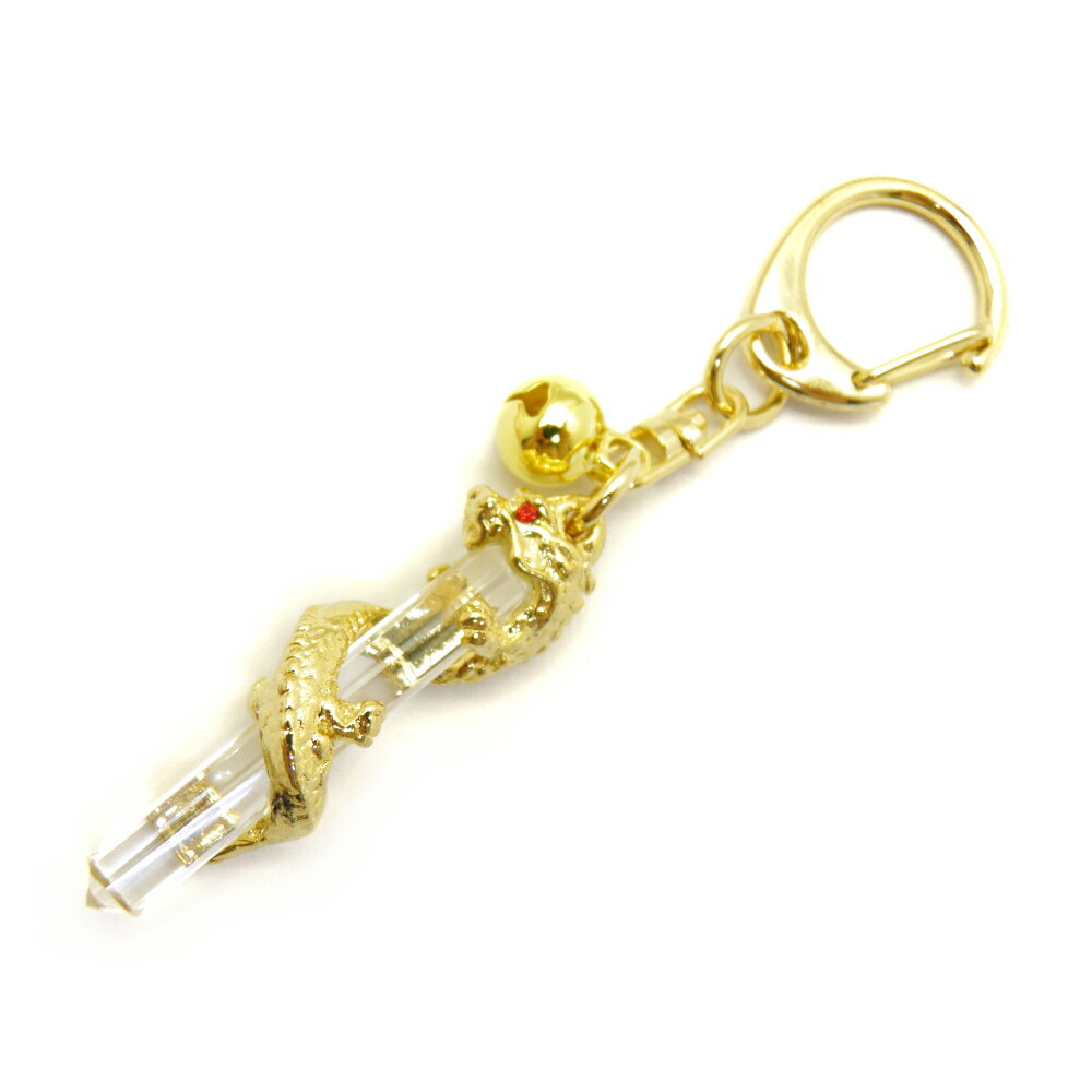 招福キーホルダー 龍・八角水晶 プチギフト 転勤 退職 お礼 母の日 ギフト / 天然石、パワーストーンの専門店インペリアルオーラ おしゃれ かわいい オシャレ...