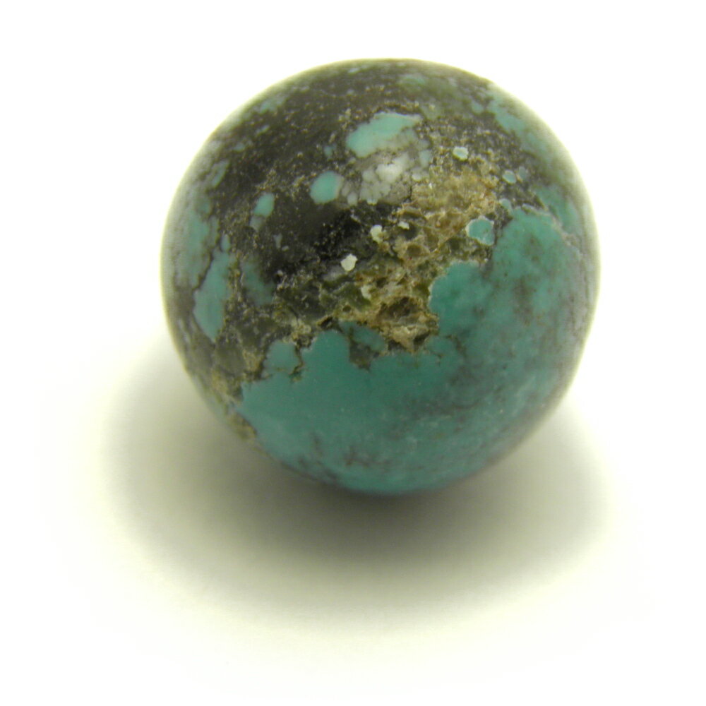 丸玉 12mm ターコイズ  穴なし一粒売りビーズ  天然石 風水 パワースト...
