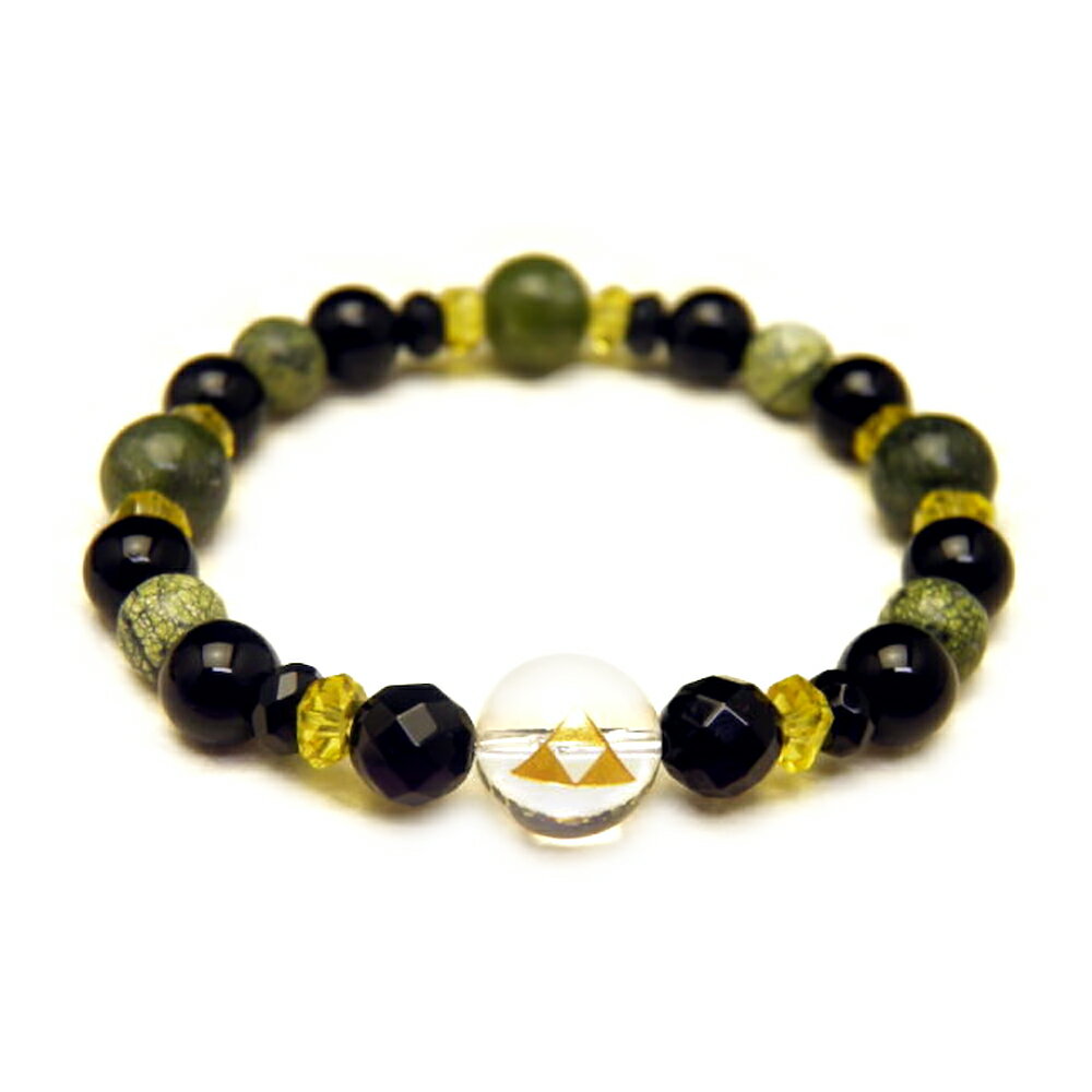 水晶 12mm (金) 戦国武将 北条氏 彫刻ブレスレット 天然石 風水 パワーストーン / インペリアルオーラ おしゃれ かわいい オシャレ 可愛い プレゼント ギフト 贈り物(3.0)