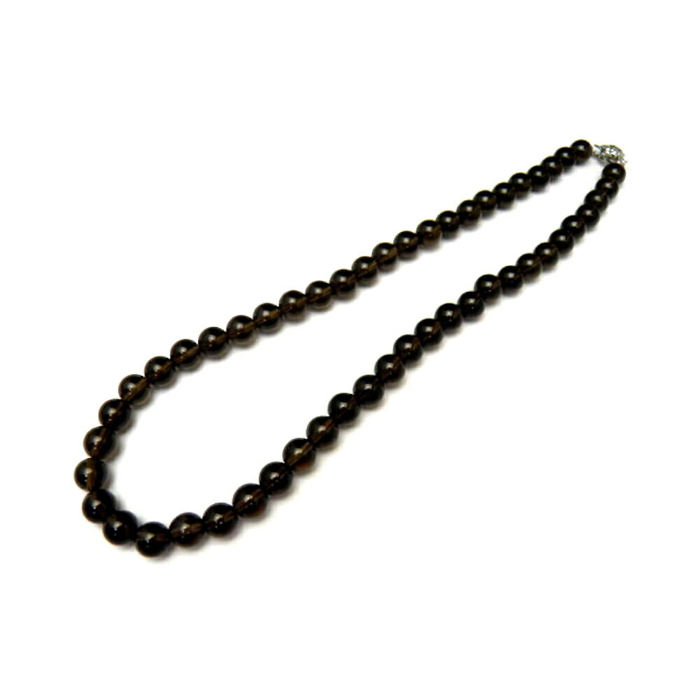 ネックレス スモーキークォーツ8mm 差込タイプクラスプ 天然石 パワーストーン / インペリアルオーラ おしゃれ かわいい オシャレ 可愛い プレゼント ギフ...