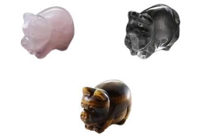 カービング 福豚 1個売り 天然石 パワーストーン / インペリアルオーラ おしゃれ かわいい オシャレ 可愛い プレゼント ギフト 贈り物